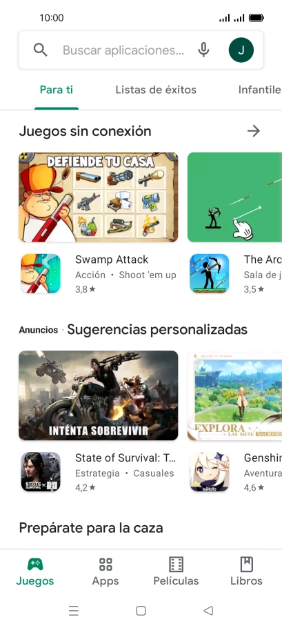 Pulsa el icono de perfil. Pulsa el icono de perfil.