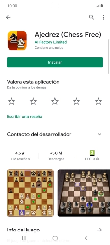 Pulsa la tecla de inicio para terminar y regresar a la pantalla de inicio.