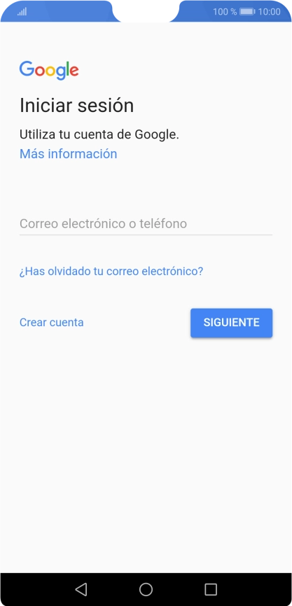 Si no tienes una cuenta de Google, pulsa Crear cuenta y sigue las indicaciones de la pantalla para ver cómo crear una cuenta nueva. Si no tienes una cuenta de Google, pulsa Crear cuenta y sigue las indicaciones de la pantalla para ver cómo crear una cuenta nueva.
