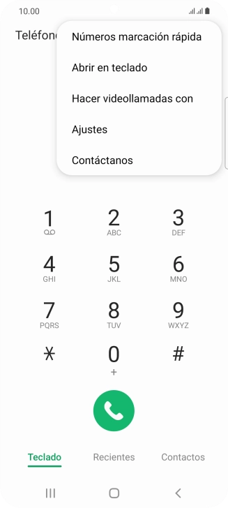 Pulsa Ajustes.