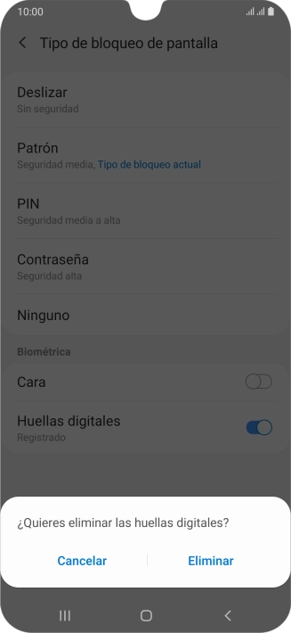 Pulsa Eliminar. Pulsa Eliminar.