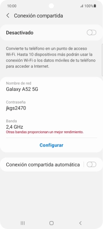 Pulsa Configurar.