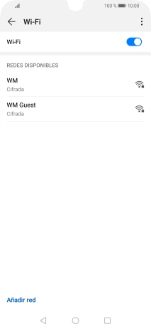 Pulsa la red wifi deseada. Pulsa la red wifi deseada.