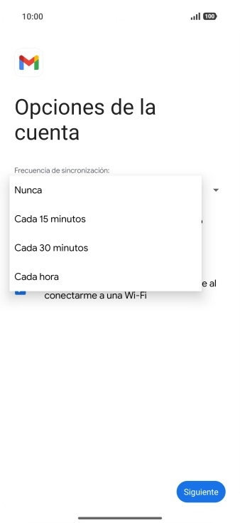 Pulsa el ajuste deseado. Pulsa el ajuste deseado.