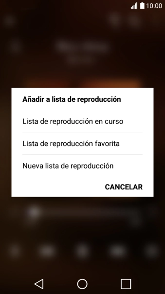 Pulsa Nueva lista de reproducción. Pulsa Nueva lista de reproducción.