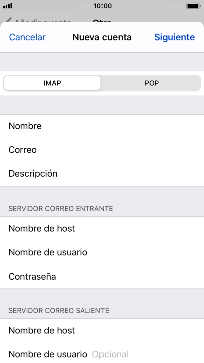 Pulsa Siguiente. Ahora se ha configurado tu cuenta de correo electrónico. Si deseas seleccionar más ajustes del servidor de correo de entrada o de salida, continúa con los pasos siguientes. Pulsa Siguiente. Ahora se ha configurado tu cuenta de correo electrónico. Si deseas seleccionar más ajustes del servidor de correo de entrada o de salida, continúa con los pasos siguientes.