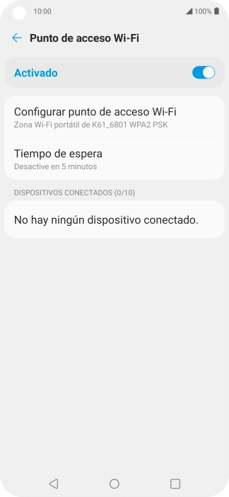 Pulsa la tecla de inicio para terminar y regresar a la pantalla de inicio.