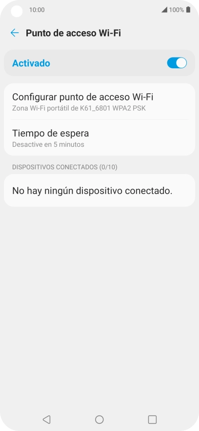 Pulsa la tecla de inicio para terminar y regresar a la pantalla de inicio.