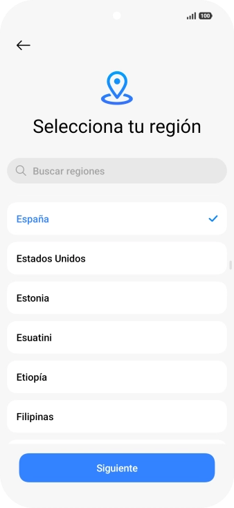 Pulsa el país o el área deseados. Pulsa el país o el área deseados.