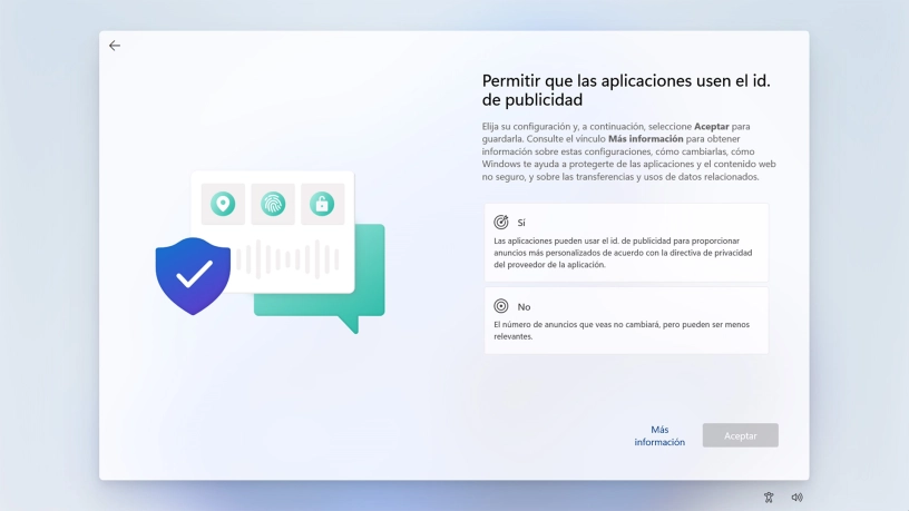 Haz clic en el ajuste deseado. Haz clic en el ajuste deseado.