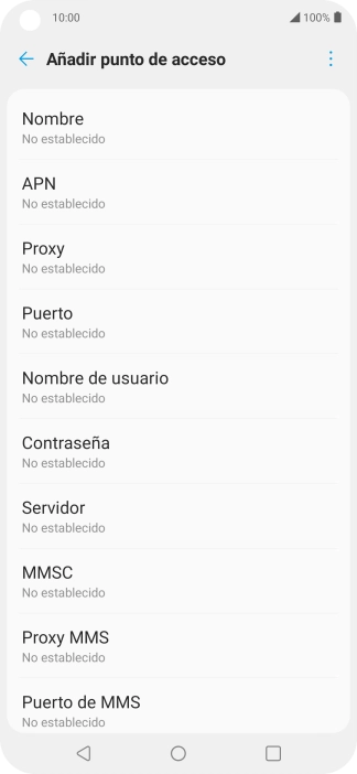 Pulsa Nombre.