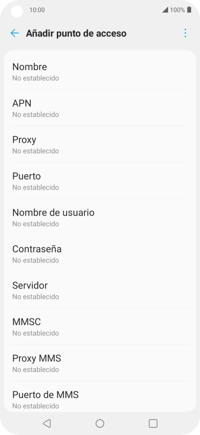 Pulsa Nombre.