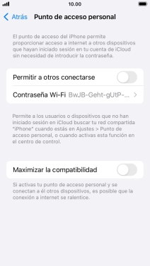 Pulsa Contraseña Wi-Fi e introduce una contraseña. Pulsa Contraseña Wi-Fi e introduce una contraseña.