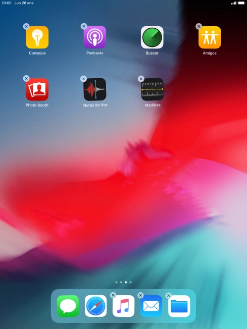 Pulsa el icono de eliminar.