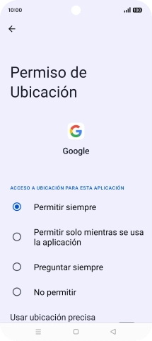 Pulsa el ajuste deseado. Pulsa el ajuste deseado.