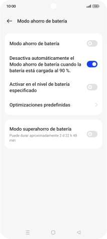 Pulsa el indicador junto al ajuste deseado para activar la función. Pulsa el indicador junto al ajuste deseado para activar la función.
