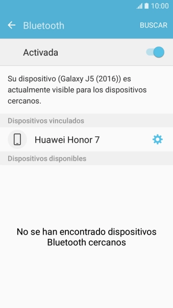 Pulsa la tecla de inicio para terminar y regresar a la pantalla de inicio.