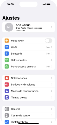 Pulsa Datos móviles.