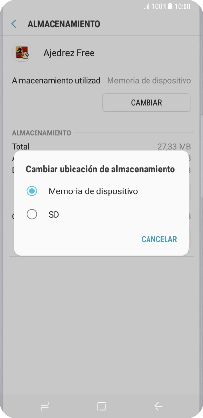 Pulsa el nombre de la tarjeta de memoria. Pulsa el nombre de la tarjeta de memoria.