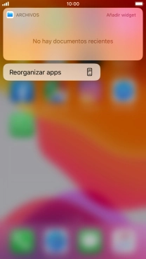 Pulsa Reorganizar apps. Pulsa Reorganizar apps.