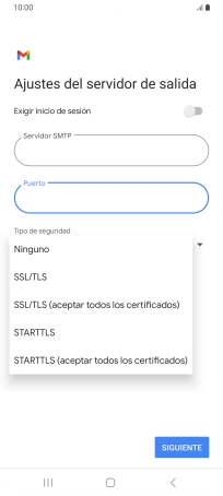 Pulsa SSL/TLS.