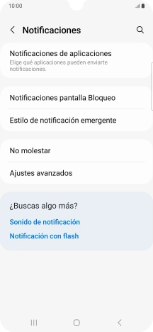 Pulsa Notificaciones de aplicaciones. Pulsa Notificaciones de aplicaciones.