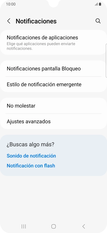 Pulsa Notificaciones de aplicaciones. Pulsa Notificaciones de aplicaciones.