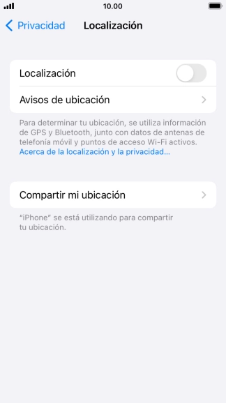 Pulsa el indicador junto a Pulsa el indicador junto a