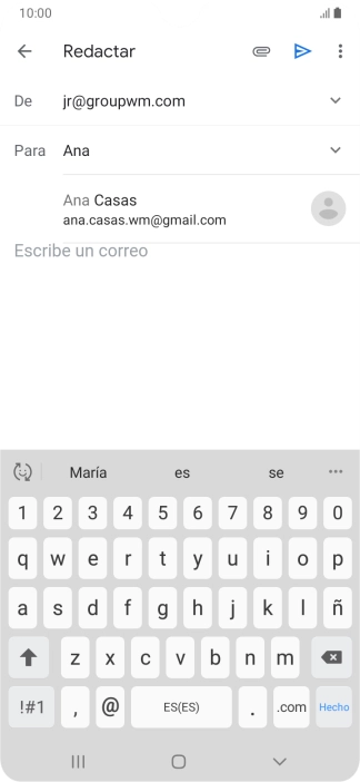 Pulsa el contacto deseado. Pulsa el contacto deseado.