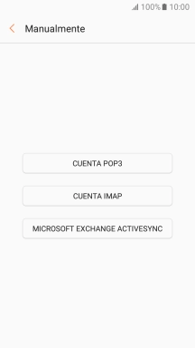 Pulsa CUENTA IMAP.