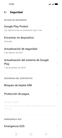 Pulsa Bloqueo de tarjeta SIM. Pulsa Bloqueo de tarjeta SIM.