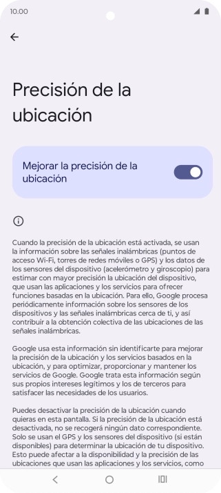 Si pulsas el indicador junto a Si pulsas el indicador junto a