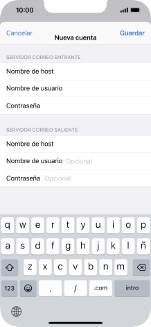 Pulsa Guardar. Ahora se ha configurado tu cuenta de correo electrónico. Si deseas seleccionar más ajustes del servidor de correo de entrada o de salida, continúa con los pasos siguientes. Pulsa Guardar. Ahora se ha configurado tu cuenta de correo electrónico. Si deseas seleccionar más ajustes del servidor de correo de entrada o de salida, continúa con los pasos siguientes.