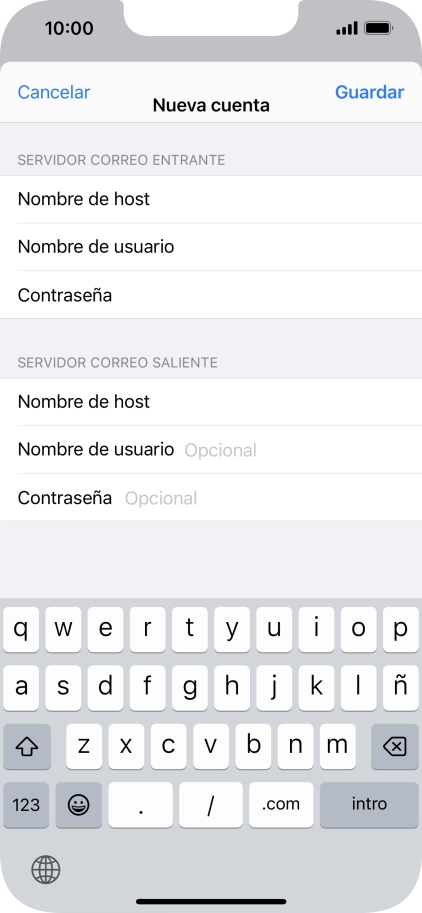 Pulsa Guardar. Ahora se ha configurado tu cuenta de correo electrónico. Si deseas seleccionar más ajustes del servidor de correo de entrada o de salida, continúa con los pasos siguientes. Pulsa Guardar. Ahora se ha configurado tu cuenta de correo electrónico. Si deseas seleccionar más ajustes del servidor de correo de entrada o de salida, continúa con los pasos siguientes.