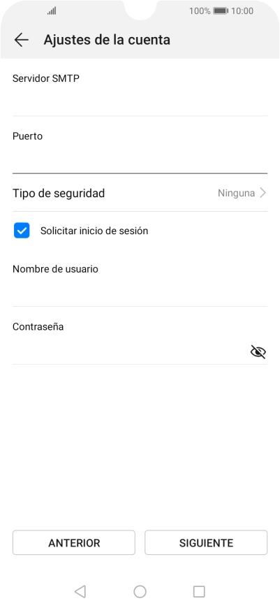 Pulsa Tipo de seguridad. Pulsa Tipo de seguridad.
