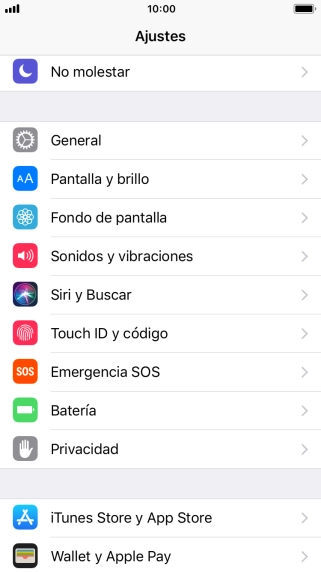 Pulsa Touch ID y código.