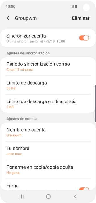 Pulsa el indicador junto a Pulsa el indicador junto a