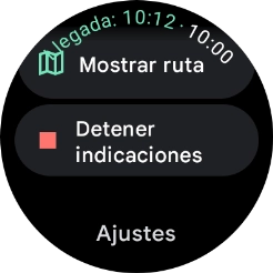 Pulsa Detener indicaciones.