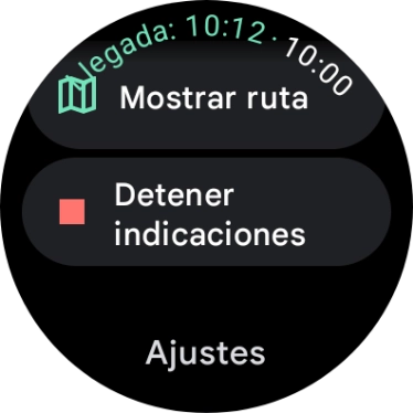 Pulsa Detener indicaciones.