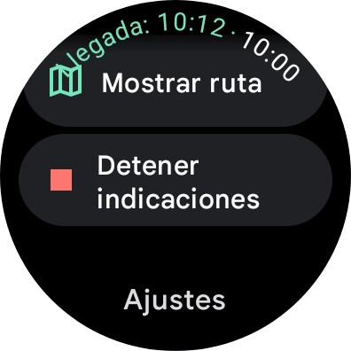 Pulsa Detener indicaciones.