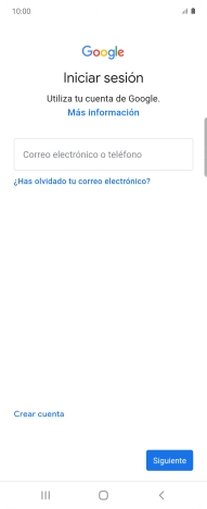 Si no tienes una cuenta de Google, pulsa Crear cuenta y sigue las indicaciones de la pantalla para ver cómo crear una cuenta nueva. Si no tienes una cuenta de Google, pulsa Crear cuenta y sigue las indicaciones de la pantalla para ver cómo crear una cuenta nueva.
