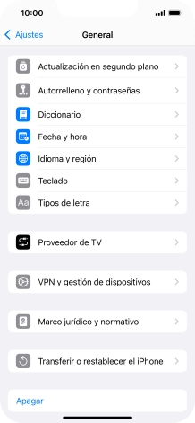 Pulsa Fecha y hora.
