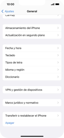 Pulsa Transferir o restablecer el iPhone. Pulsa Transferir o restablecer el iPhone.