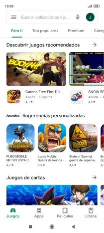 Desliza el dedo hacia la derecha desde la parte izquierda de la pantalla.