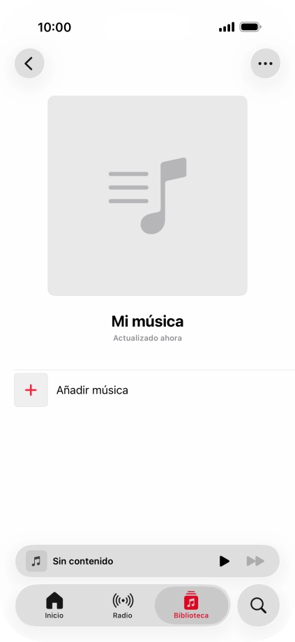 Pulsa Añadir música. Pulsa Añadir música.