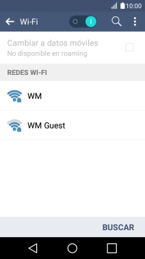 Pulsa la red wifi deseada. Pulsa la red wifi deseada.