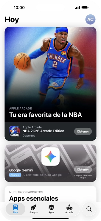 Pulsa el icono de búsqueda. Pulsa el icono de búsqueda.