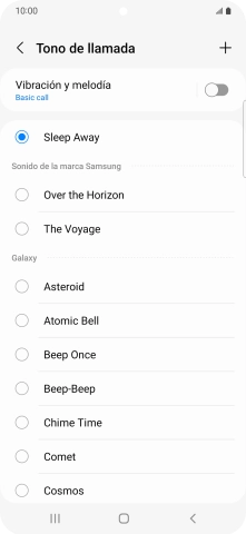 Pulsa la tecla de inicio para terminar y regresar a la pantalla de inicio.