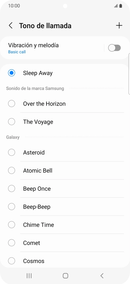 Pulsa la tecla de inicio para terminar y regresar a la pantalla de inicio.