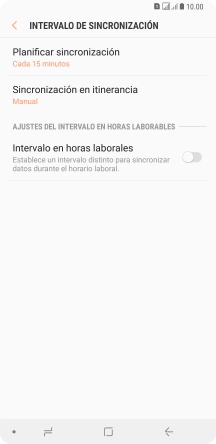 Pulsa Planificar sincronización. Pulsa Planificar sincronización.